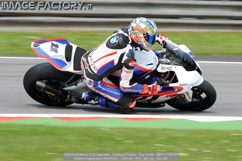 2009-05-09 Monza 2722 Superbike - Qualifyng Practice - Troy Corser - BMW S1000 RR.jpg